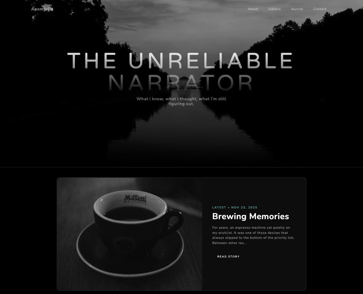 The Journal Project Screenshot